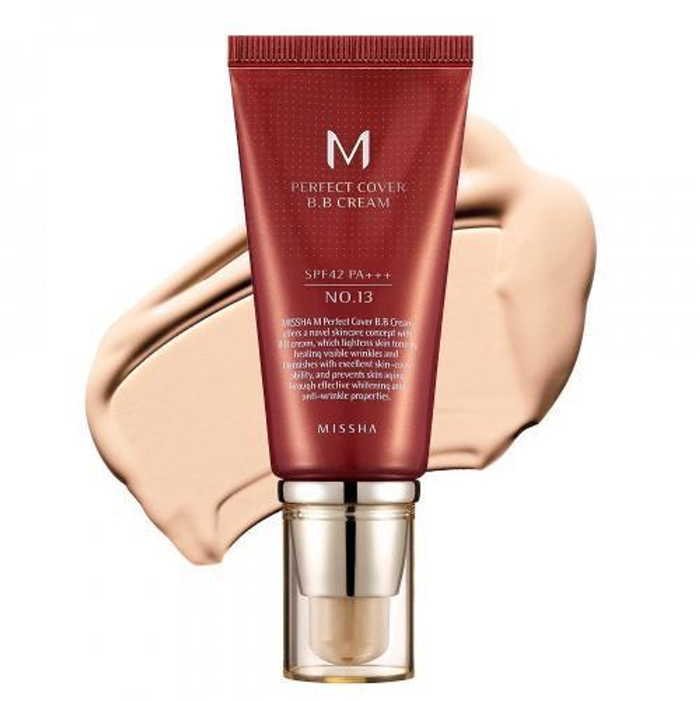 Missha Perfect Cover BB Cream SPF42 PA+++  13 тон