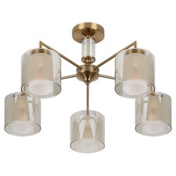 Люстра Rivoli Adelina 3166-305 5 х Е14 40 Вт модерн | Rivoli