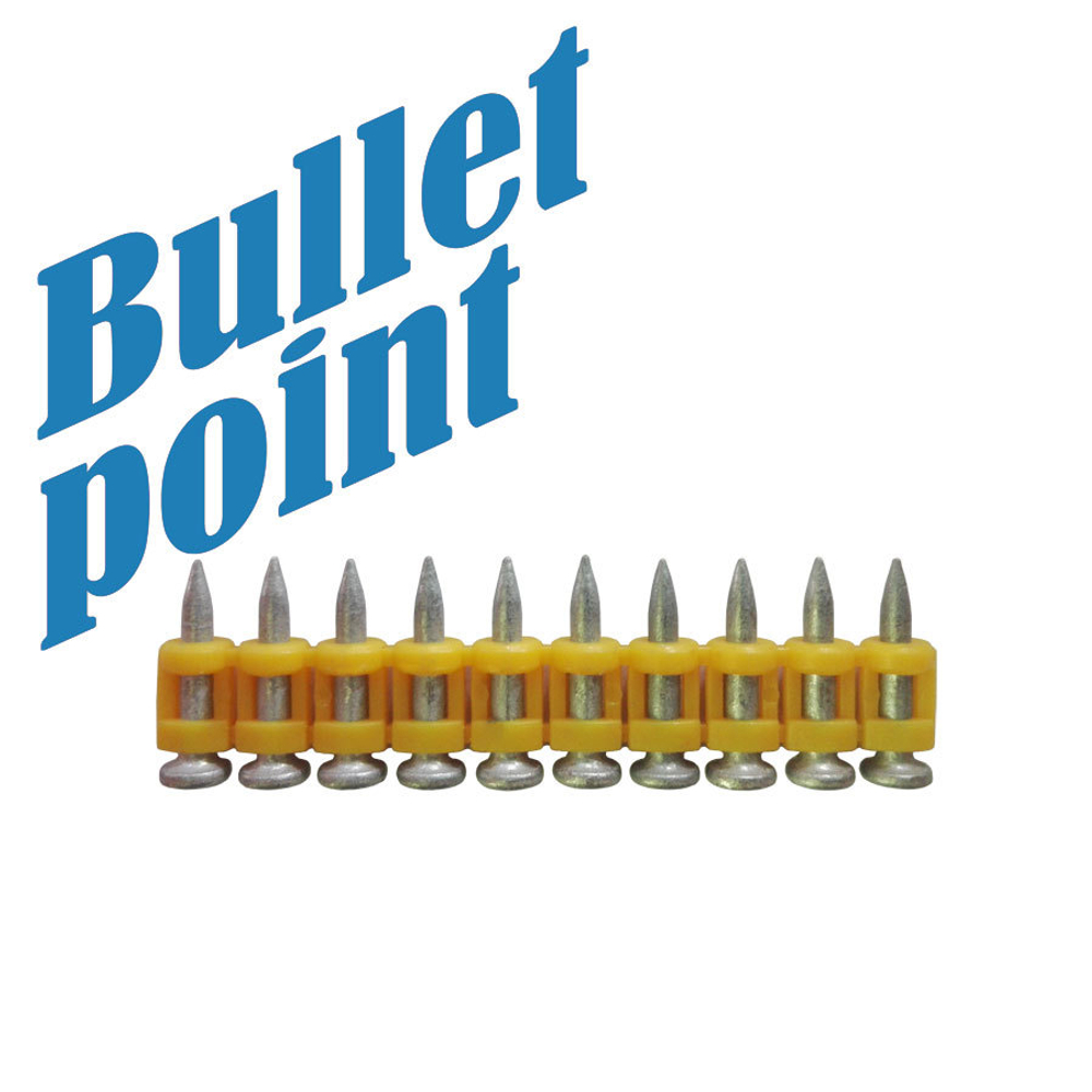 Гвоздь тип CN MG bullet point диаметр 3.05 мм длина 17/19/22/25 мм, кованный наконечник, упаковка 1000 шт.