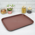 Поднос 470*365мм коричневый