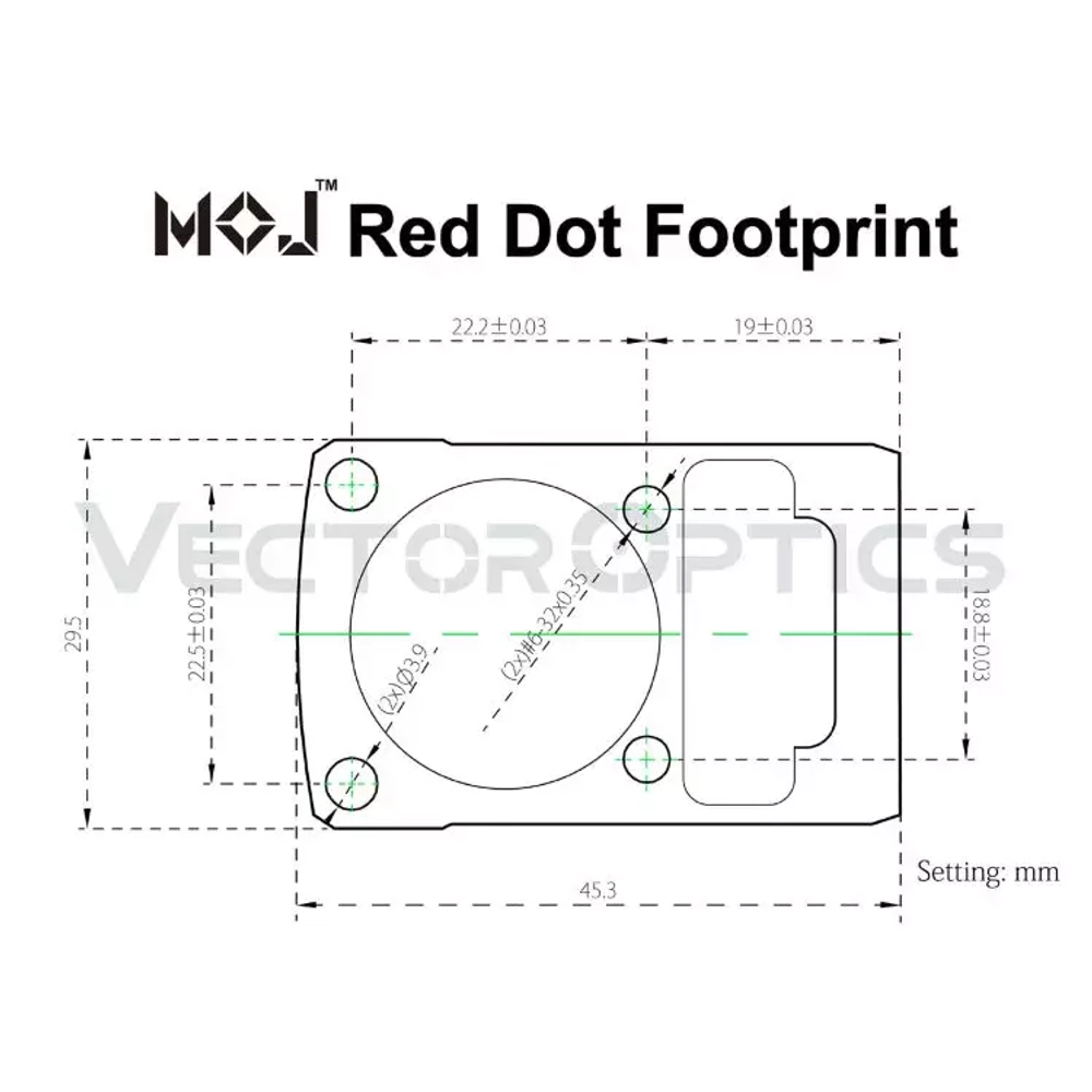 Прицел коллиматорный Vector Optics Frenzy-X 1x22x26, RD 3 MOA, AUT, MOJ