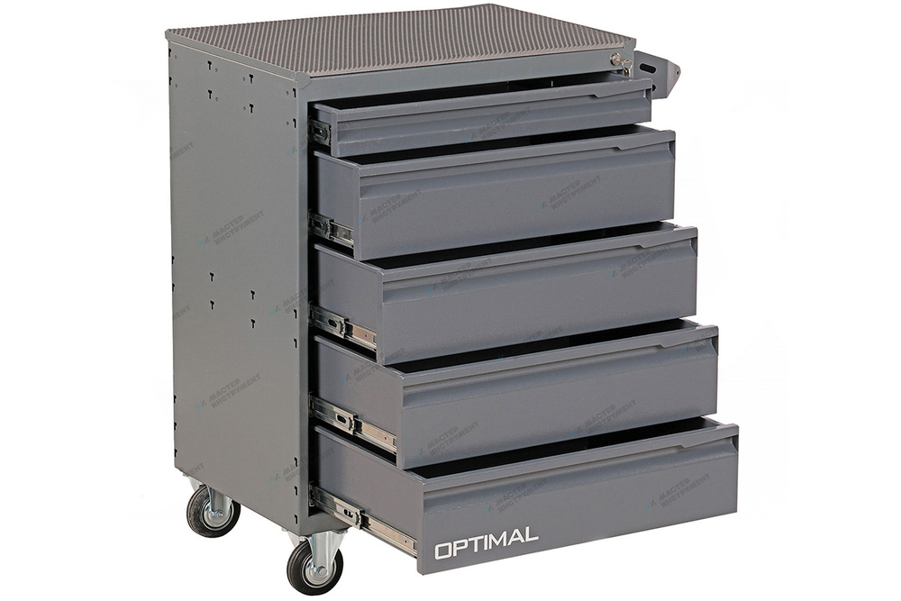 OPTIMAL (NT215 7012/7015) Тележка инструментальная, 5 выдвижных ящиков