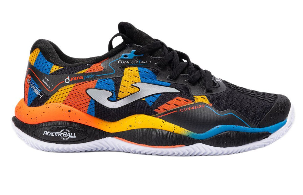 Мужские кроссовки для Падел Joma Smash 2531 - black/red/ornage