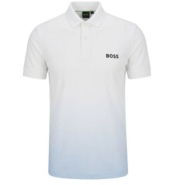 Мужское теннисное поло BOSS TOC Serve 1 Shirt - white