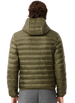 Куртка теннисная Lacoste Water-Repellent Quilted Puffed - khaki green