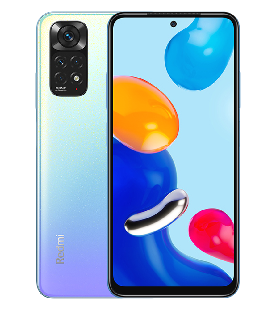 Смартфон Xiaomi Redmi Note 11 NFC 4/128Gb Star Blue (Перламутровый)