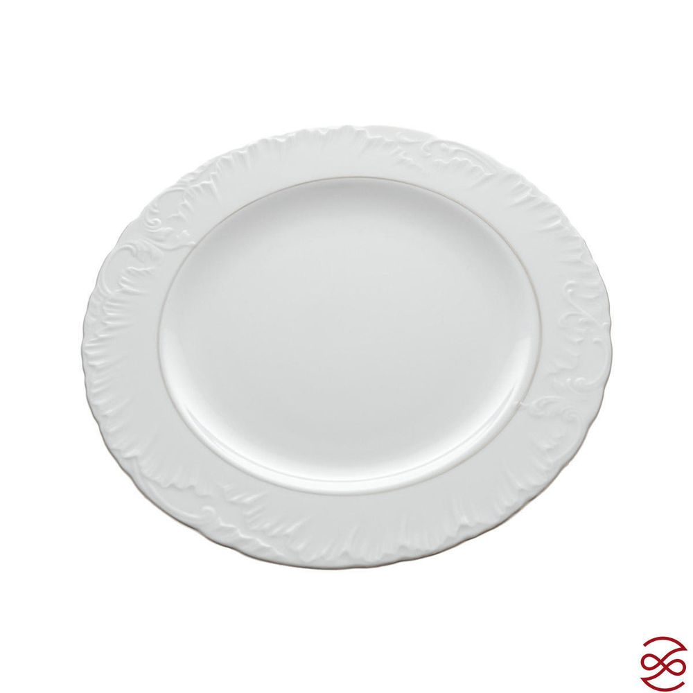 Блюдо круглое Repast Rococo с платин.полос.32 см