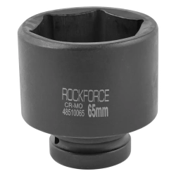 Головка ударная глубокая 1'', 65мм (6гр.) RockForce##Rock FORCE RF-48510065