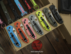 Нож Benchmade 555 Griptilian Mini - серый нейлон, клинок стоунвош