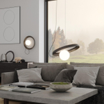 370975 OVER NT24 280 черный Светильник подвесной, длина провода 2м IP20 G9 7W 220V FELTO