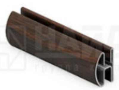 Профиль межсекционный 4*800 мм, Венге темный