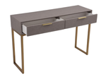Стол-консоль Ist Casa Логан с 2-мя ящиками, 120х35х78 см, светло-серый