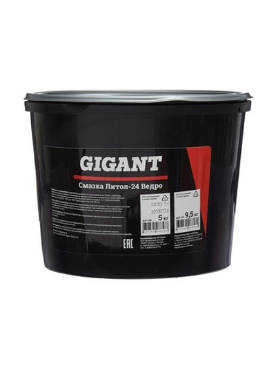 Смазка Gigant Литол-24, 5 кг ведро grf-110