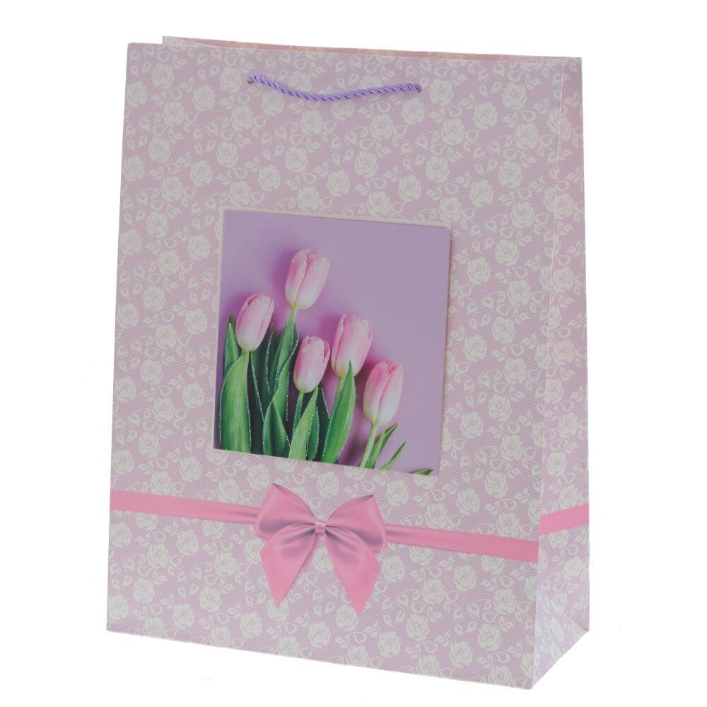 GAEM Пакет подарочный S (бумага 210г/м2, блок микс 12шт), L18 W8,5 H24 см, 4в.