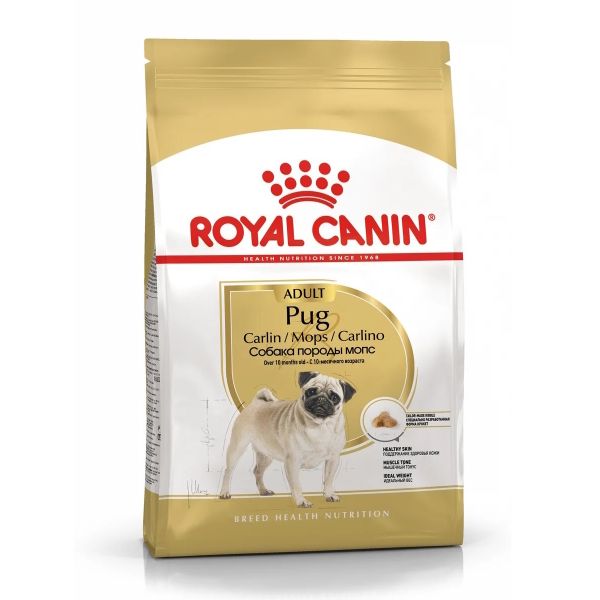 Сухой корм Royal Canin Pug Adult для взрослых собак породы Мопс от 10 месяцев