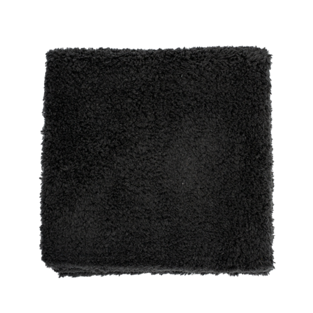 Leraton Black Jask MF6 Микрофибра без краев 40х40 черная
