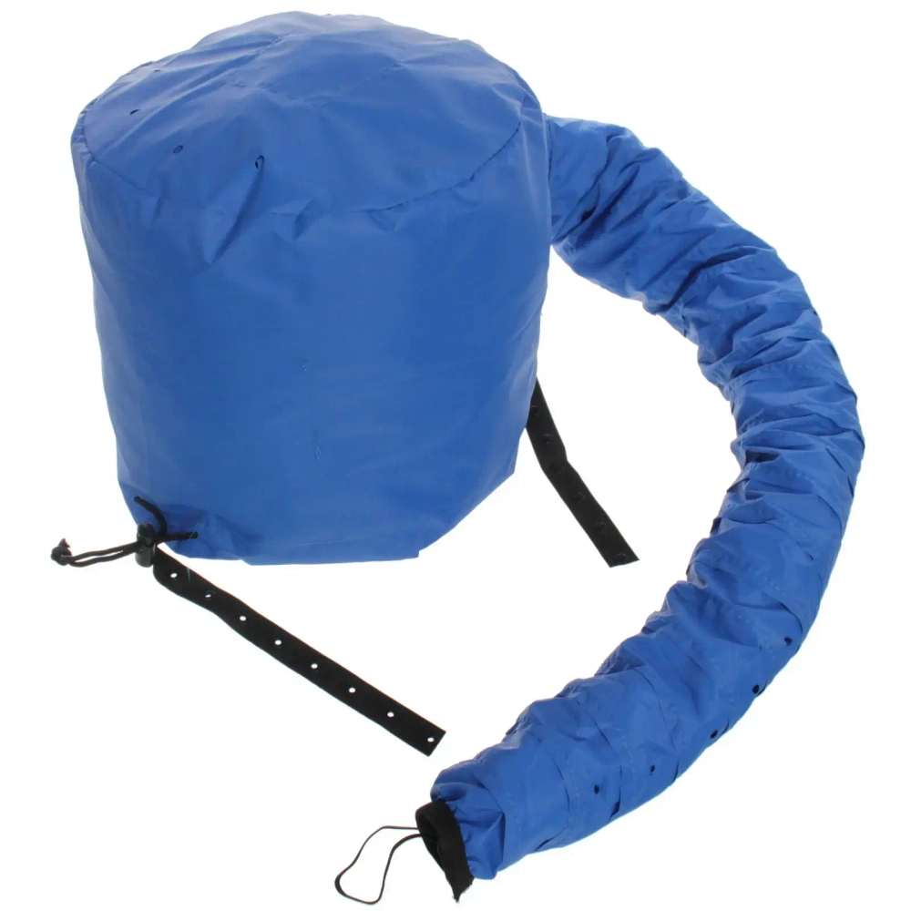 Шапочка для сушки волос, ламинирования и масок «Beauty Shop», с кулиской, цвет синий, 84*23*22см