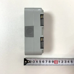 Розетка двухместная, уличная, влагозащищенная, открытой установки 16А, IP54 с заземлением, серия ПР, с прозрачной крышкой