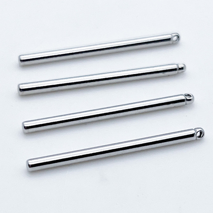 Подвеска Палочка, цвет серебро (родий), размер 30*2 мм, цена за 1 шт