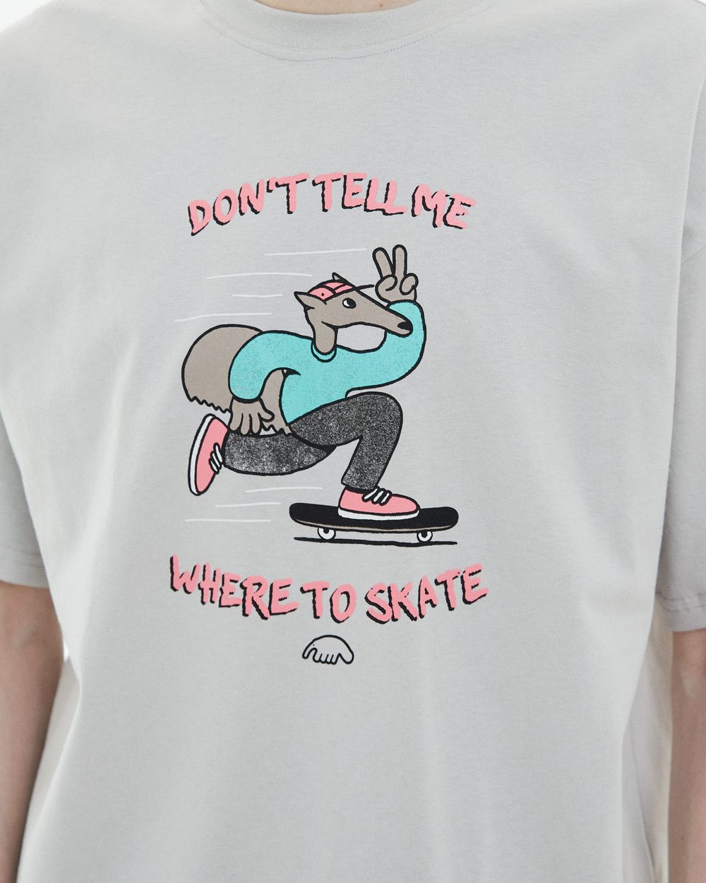 Футболка Anteater 352 Skate светло-серая