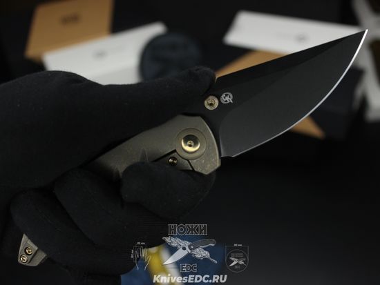 Нож складной WE Knife Riff-Raff WE22020B-1 сталь клинка CPM-20CV, рукоять титан