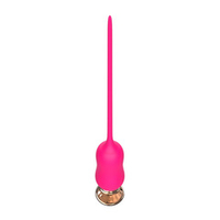 Розовый тонкий стимулятор 23см I-Moon Nipple Vibrator MY-1702