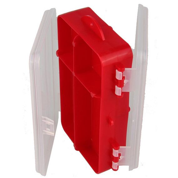 Коробочка для оснастки Helios двухсторонняя (красная)