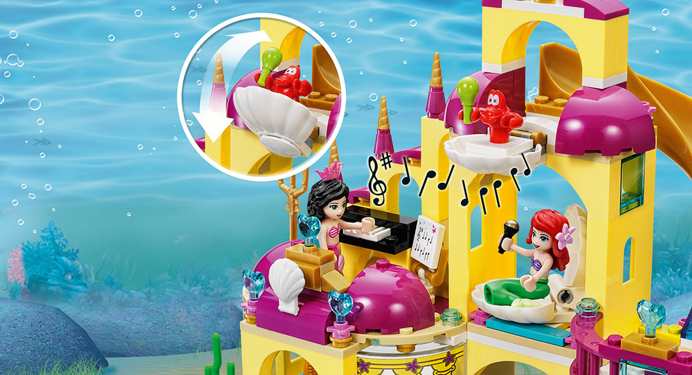 LEGO Disney Princess: Подводный дворец Ариэль 41063 — Ariel's Undersea Palace — Лего Принцесса Диснея