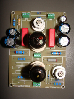 "7in1 DRIVER" ламповый предусилитель печатная плата