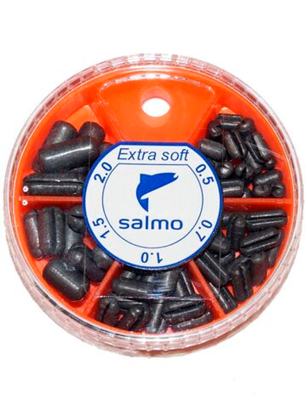 Грузила Salmo EXTRA SOFT малый 5 секц. 0,5-2,0г 060г набор 1