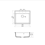 Кухонная мойка Omoikiri Daisen-60-BE