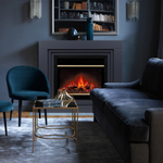 Каминокомплект Real Flame Stanley 26 GR с очагом Moonblaze Deluxe Brass