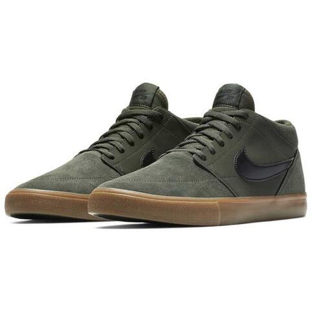 Кеды Nike SB Solarsoft Portmore II Mid Sequoia Gum Medium Brown Black