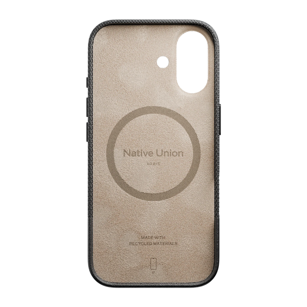 Кожаный чехол MagSafe Native Union (Re)Classic Case для iPhone 17 Гибридный чехол из экокожи с зернисто-текстурированным контрастом и вырезом для Контроллера камеры
