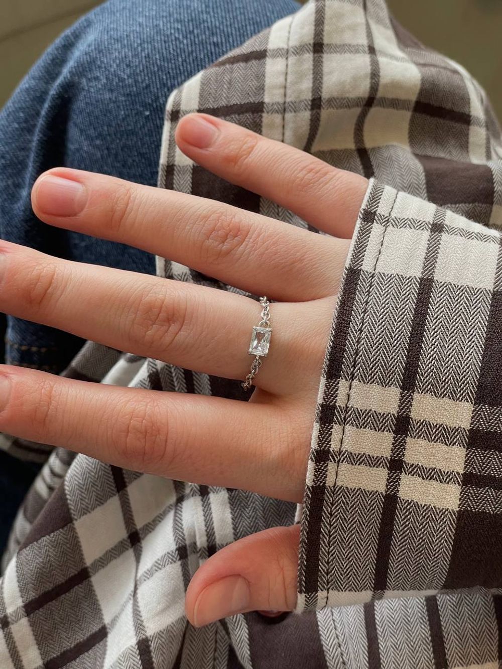 Кольцо-цепочка Radiant