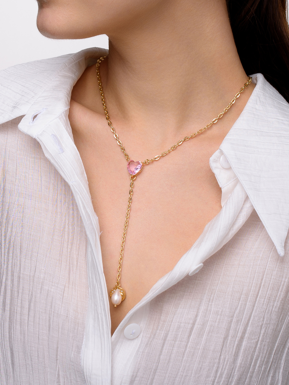 Сотуар "Heart coin" pink Gold