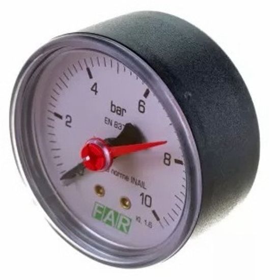 Манометр аксиальный FAR FA 2500 10, 1/4", 10 бар, 63 мм