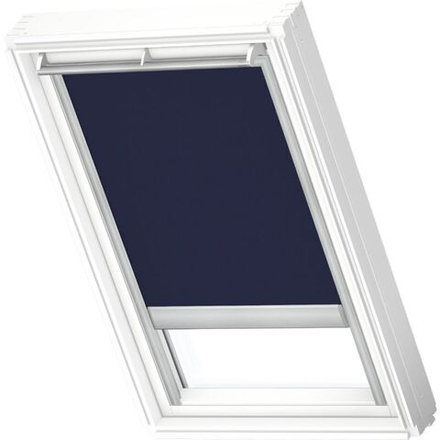 Штора затемняющая VELUX DSL 1100 на солнечной батарее 94х118 темно-синяя