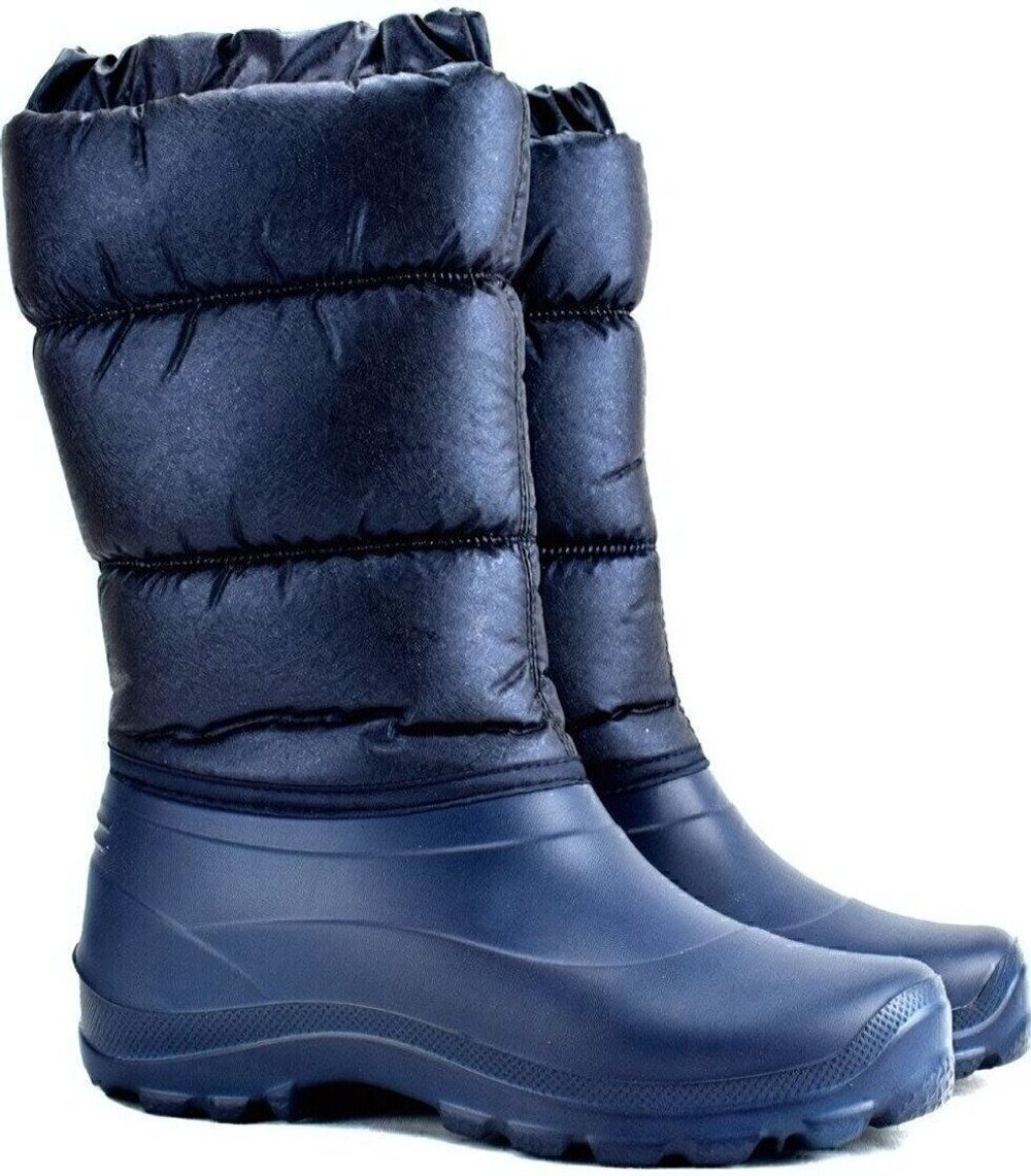 Сапоги женские из ЭВА с комбинированным верхом -20, Д426 (синий, 37-38)