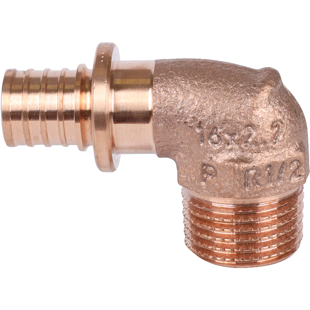 Угольник аксиальный с наружной резьбой 16x1/2" REHAU RAUTITAN RX+