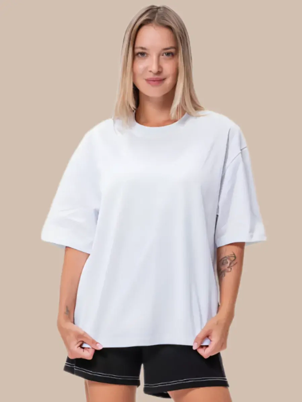 Футболка базовая оверсайз