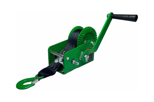 SZ073171 Лебедка ручная барабанная HITCH HW 1350, 1350 кг, лента 10 м
