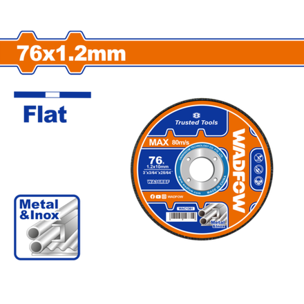 Диск отрезной WADFOW WAC1361 76х1.2хх10 мм