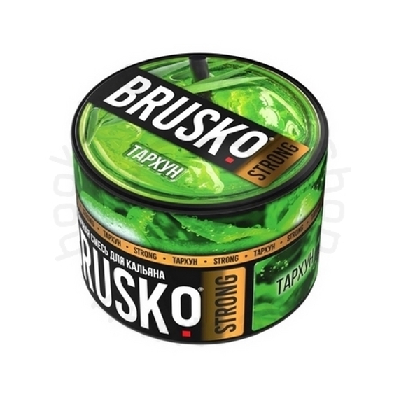 Бестабачная смесь для кальяна BRUSKO, 50 г, Тархун, Strong