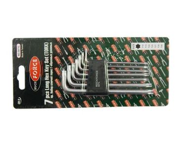 Набор ключей TORX Г-образных длинных, 7пр.(Т10,Т15,Т20,Т25,Т27,Т30,Т40) в пластиковом держателе RockForce##Rock FORCE RF-5071L
