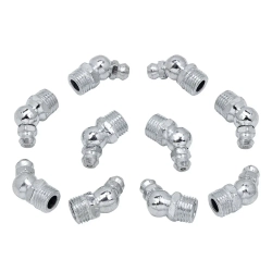 Пресс-масленка 10мм угловая (45град.), комплект 10 шт. Forsage F-GN-01-45-10MM