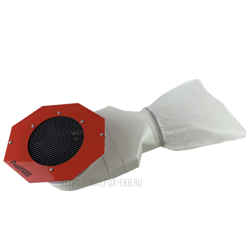 Dustfree Пылесос встраиваемый КРАСНЫЙ (сетка) алюмокомпозит, 64 Вт
