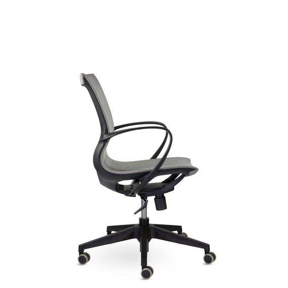 Кресло М-805 Йота/Yota black PL TC-02 (серый)