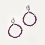 Серьги Facets RED