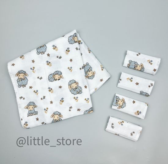 Комплект муслиновый, Барашки